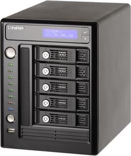 QNAP TS-509 Pro Turbo NAS — компактное 5-ТБ сетевое хранилище «все в одном» с поддержкой горячей замены HDD